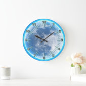 Moon Große Wanduhr (Zuhause)