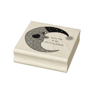Moon Gummistempel