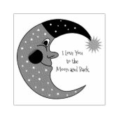 Moon Gummistempel (Prägung)