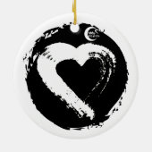 Moon Heart Car Ornament (Hinten)