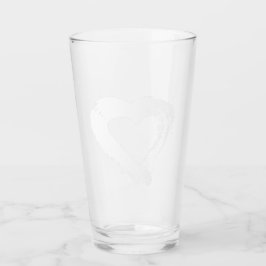 Moon Heart Glass Tumbler