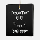 Moon Heart Halloween Trick oder Treat Ornament (Links)