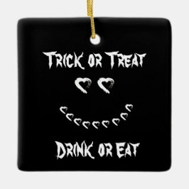 Moon Heart Halloween Trick oder Treat Ornament