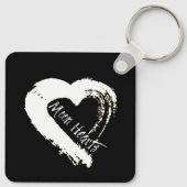 Moon Heart Halloween Trick oder Treat Schlüsselanh Schlüsselanhänger (Rückseite)