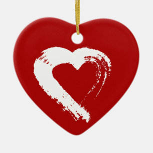 Moon Heart Ornament