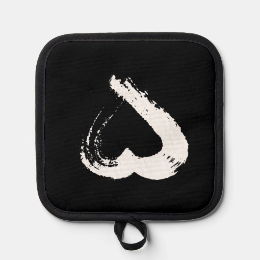 Moon Heart Pot Holder Topflappen (Vorderseite)