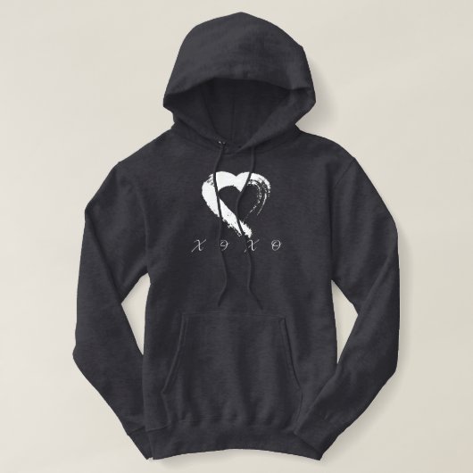 Moon Heart XOXO Hoodie (Design vorne)