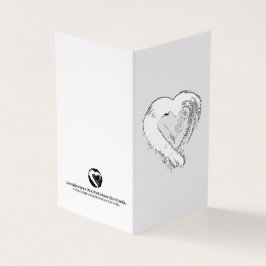 Moon Hearts Liebe Card