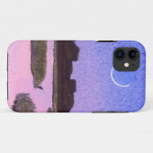 Moon & Heron Case-Mate iPhone Hülle (Rückseite (Horizontal))