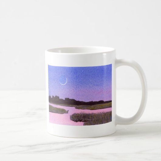 Moon & Heron Kaffeetasse (Rechts)
