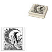Moon Hexe Gummistempel (Stempel)