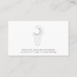 Moon Holistic Heiler Business Card Visitenkarte