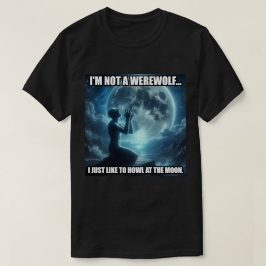 Moon-Howler T-Shirt (Design vorne)