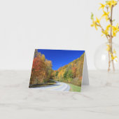 Moon im Herbst Karte (Gelbe Blume)