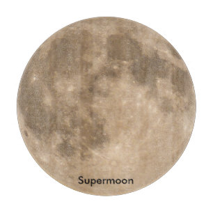 Moon Image for Decorative Glass Chopping Board Schneidebrett