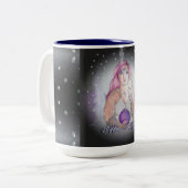 Moon in einer Flasche Hexe Wiccan Pagan Zweifarbige Tasse (Vorderseite Links)