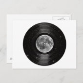 Moon in Space Vinyl LP Record Postkarte (Vorne/Hinten)