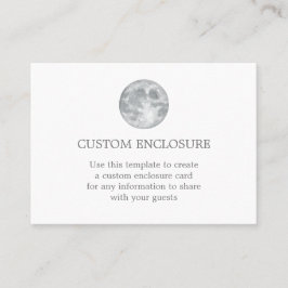 Moon Information Encryption Card Visitenkarte