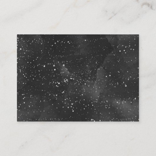 Moon Information Encryption Card Visitenkarte (Rückseite)