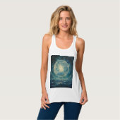 Moon ist ein Spiegel Tank Top (Vorderseite Vollansicht)