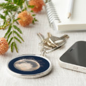 Moon Jelly Fish Beach Tier Beängstigendes Party De Schlüsselanhänger (Seite)