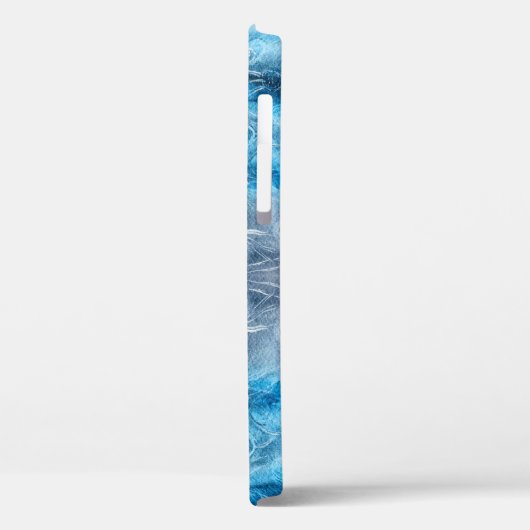 Moon jellyfish batik print Case-Mate iPhone hülle (Rückseite / Links)