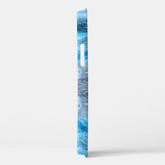 Moon jellyfish batik print Case-Mate iPhone hülle (Rückseite / Rechts)