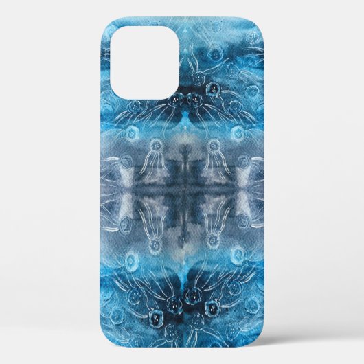 Moon jellyfish batik print Case-Mate iPhone hülle (Rückseite)