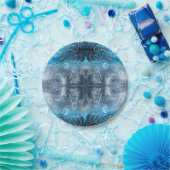 Moon jellyfish batik print pappteller (Party)