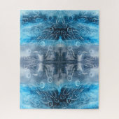 Moon jellyfish batik print puzzle (Vertikal)