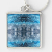 Moon jellyfish batik print schlüsselanhänger (Vorne)