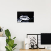 Moon Jellyfish Poster (Heimbüro)