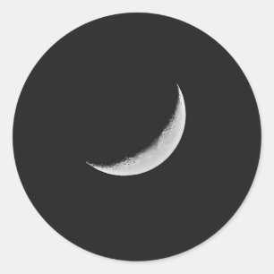 moon.jpg runder aufkleber