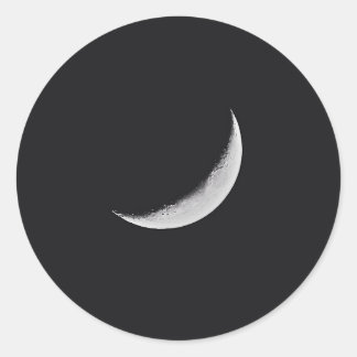 moon.jpg runder aufkleber