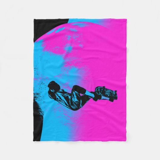 Moon Jumping- Fleecedecke (Vorderseite)