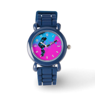 Moon Jumping - Skateboarder Armbanduhr
