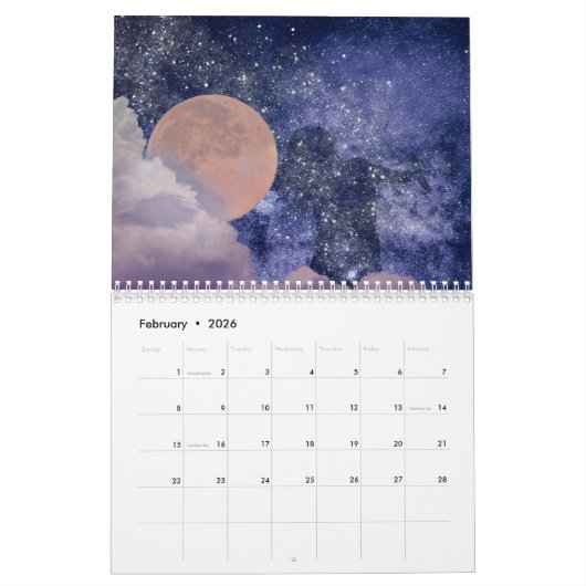 Moon Kalender (Feb 2026)