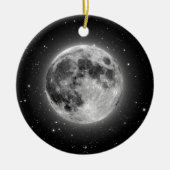 Moon Keramik Ornament (Vorne)