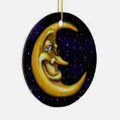 Moon Keramik Ornament (Rechts)