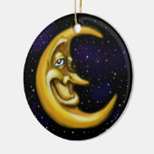Moon Keramik Ornament (Links)