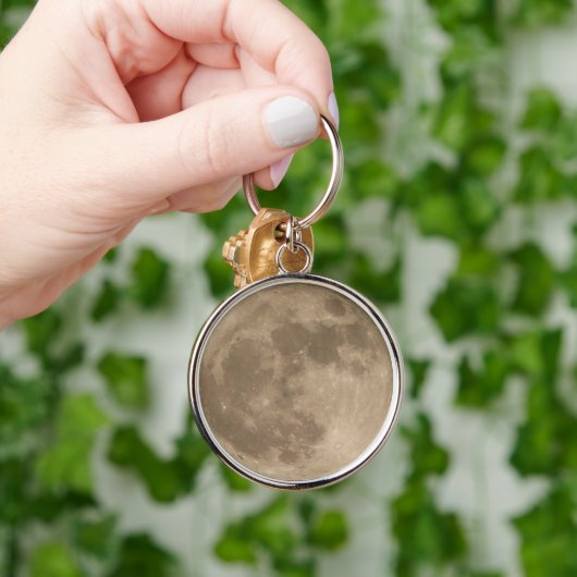 Moon Key Chain Romantic Astrologischer Mondgeschen Schlüsselanhänger (Hand)