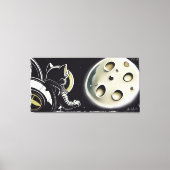 Moon Kitty Leinwanddruck (Vorderseite)