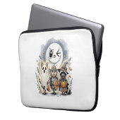 Moon Knight Raccoon Halloween Laptopschutzhülle (Vorderseite Links)