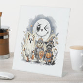 Moon Knight Raccoon Halloween Sockelschild (In Situ)