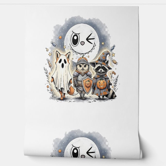 Moon Knight Raccoon Halloween Tapete (Abrollen)
