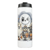 Moon Knight Raccoon Halloween Thermosbecher (Vorderseite)