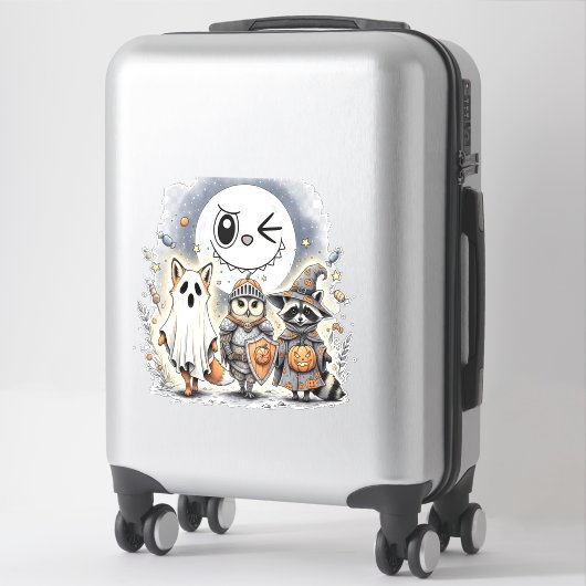 Moon Knight Waschbär Halloween Aufkleber (Koffer)