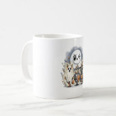 Moon Knight Waschbär Halloween Kaffeetasse (Vorderseite Links)