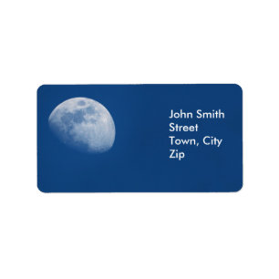 Moon Labels Adressaufkleber