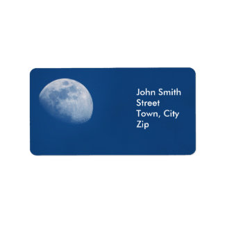 Moon Labels Adressaufkleber